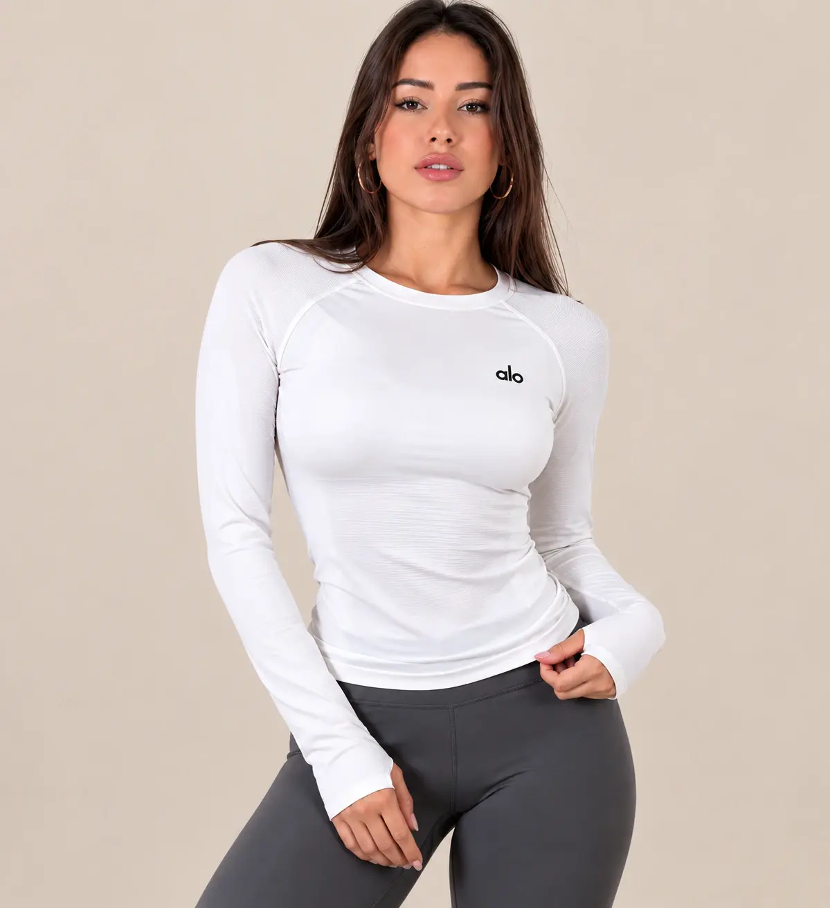 ALO Fitted Long-Sleeve Top